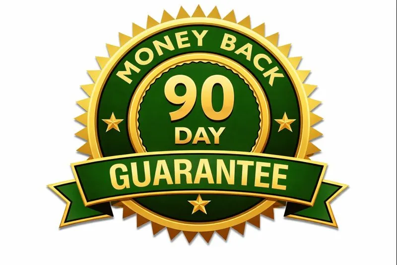 90-Day Money Back Guarantee Badge